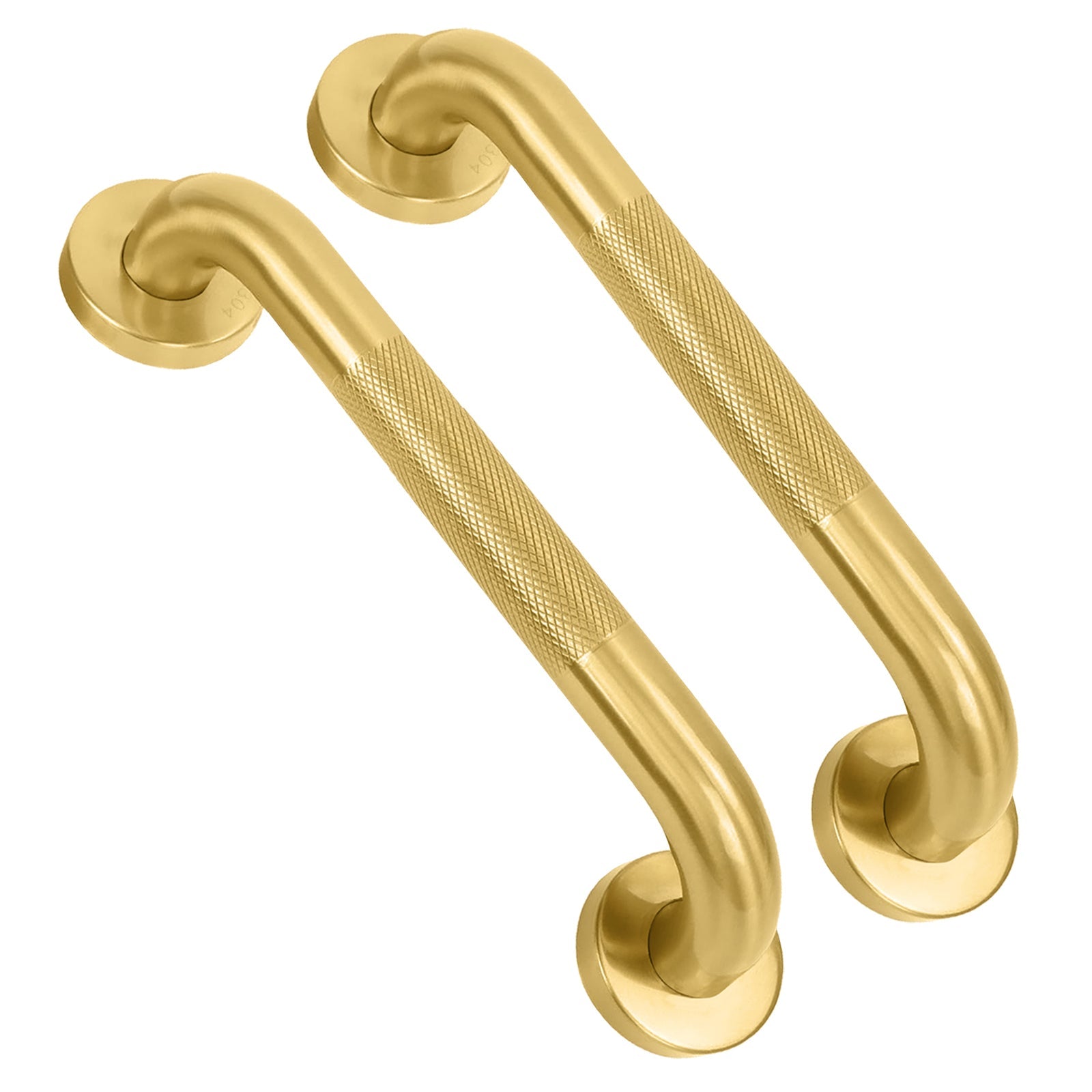 Brushed Gold Grab Bars