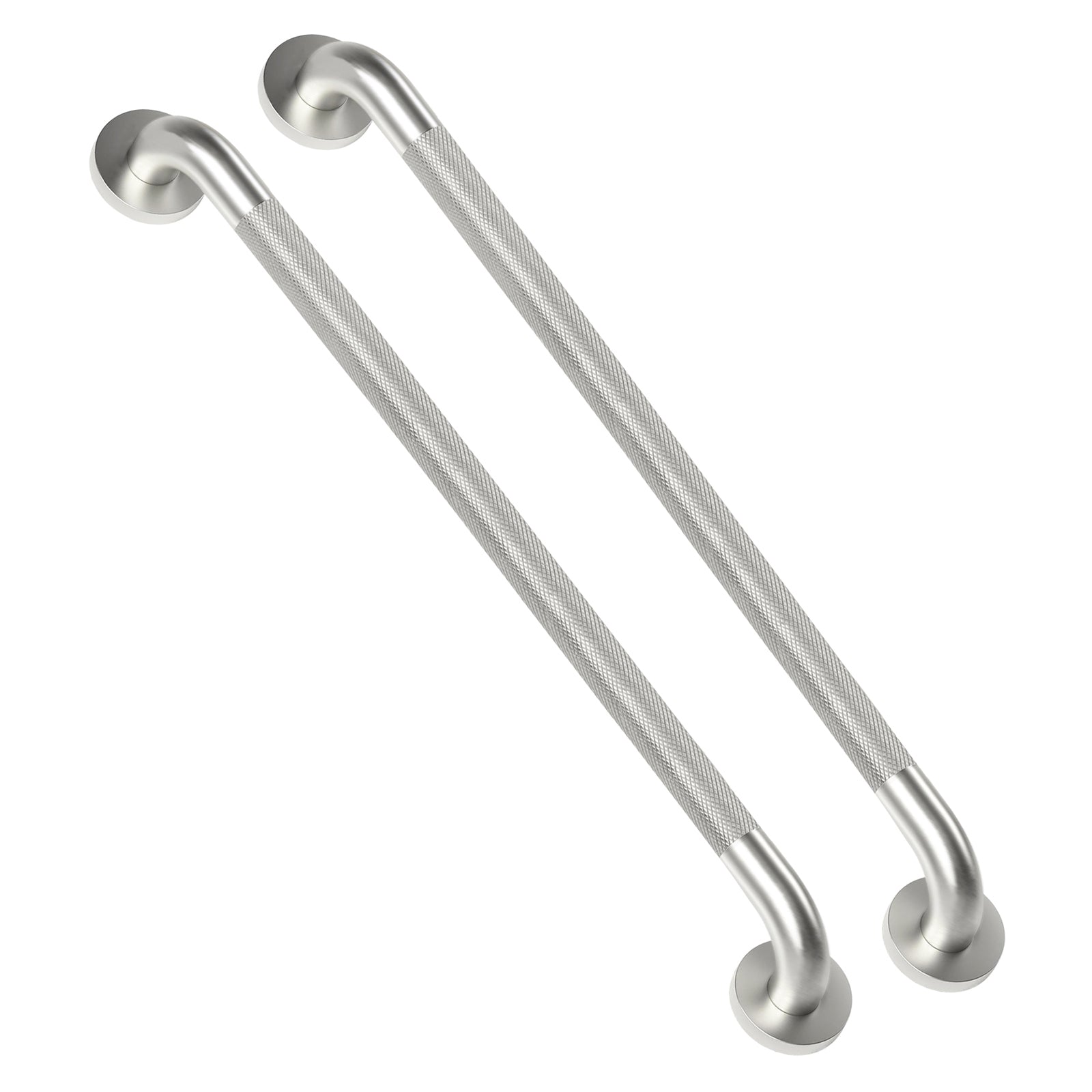 2 Pack Brushed Nickle ADA Grab Bars