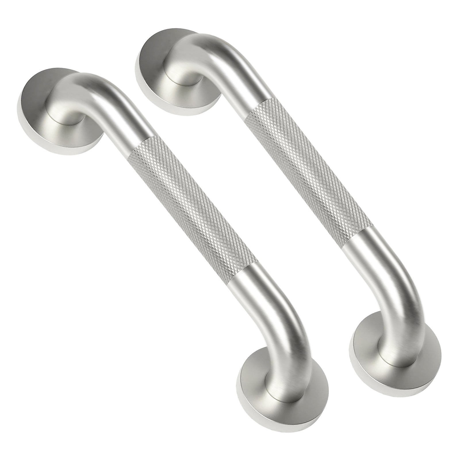 2 Pack Brushed Nickle ADA Grab Bars