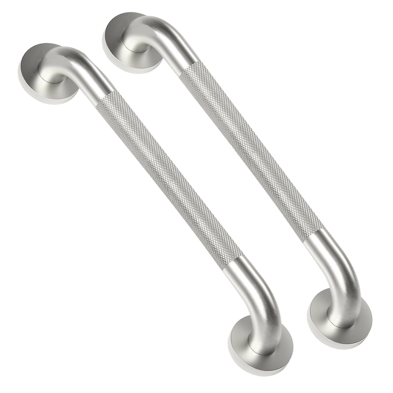 2 Pack Brushed Nickle ADA Grab Bars