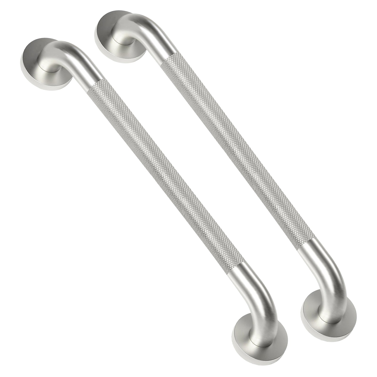 2 Pack Brushed Nickle ADA Grab Bars