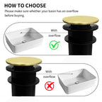 4 Inch 2-handle Bathroom Sink Faucet with Drain Assembly, Brushed Gold