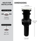 4 Inch 2-handle Bathroom Sink Faucet with Drain Assembly, Brushed Nickel
